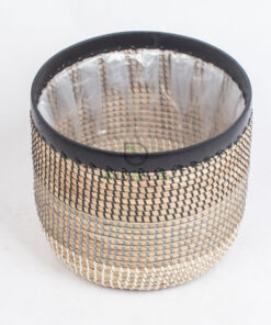 Modern Indoor Flower Seagrass Planter Woven Basket