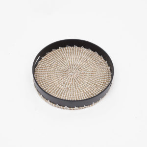 ound Bamboo And Seagrass Serving Decorative Tea Coffee Tray