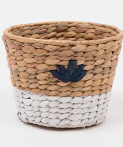 Water Hyacinth Woven Indoor Flower Pots & Planters