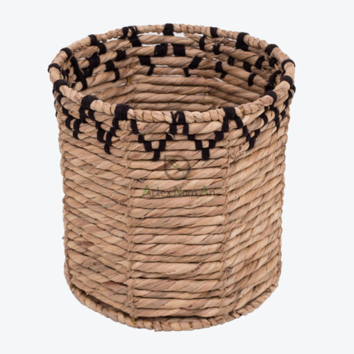 Round Water Hyacinth Hamper