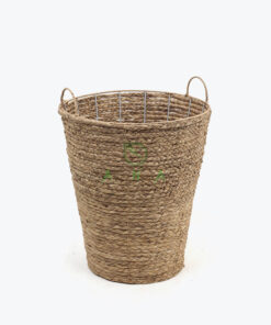 Natural large water hyacinth cloth storage baskets also home organizer and toy storage woven baskets for storage
