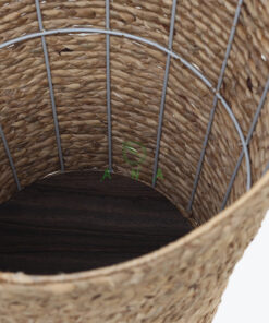 Natural large water hyacinth cloth storage baskets also home organizer and toy storage woven baskets for storage
