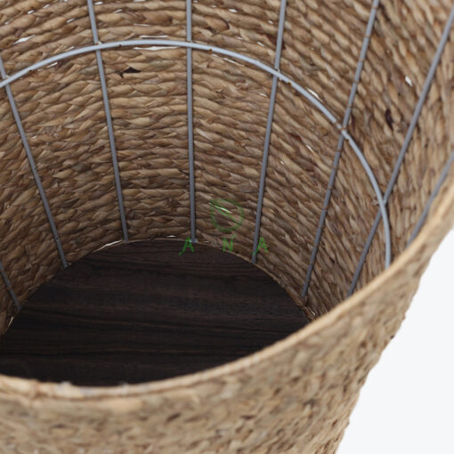 Natural large water hyacinth cloth storage baskets also home organizer and toy storage woven baskets for storage