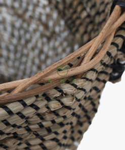 Beautiful Round Seagrass Storage Basket Kids And Large Storage Basket With Handles Also Storage Bin Corner Basket