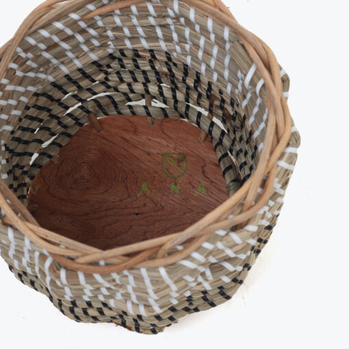 Eco-friendly Round Seagrass Basket Storage