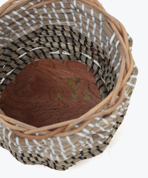 Eco-friendly Round Seagrass Basket Storage