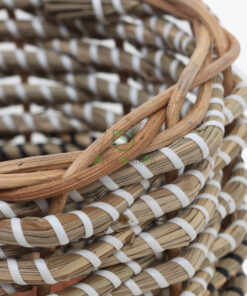 Eco-friendly Round Seagrass Basket Storage