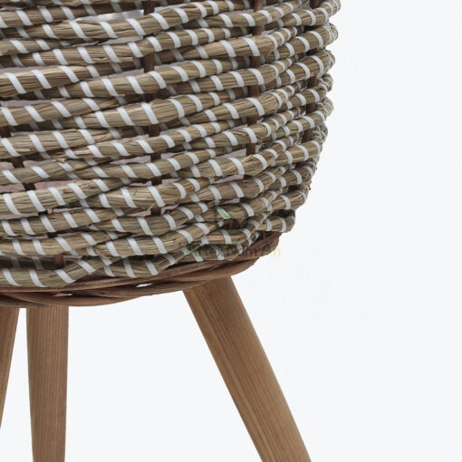 Newest design of flower pots seagrass plant pots also round plant stand indoor for home decor
