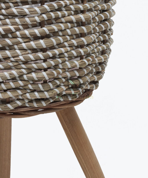 Newest design of flower pots seagrass plant pots also round plant stand indoor for home decor