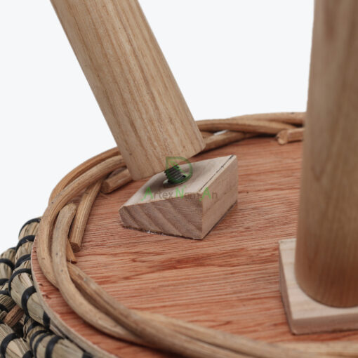 Newest Round Seagrass Pots For Plants Flower With Stand