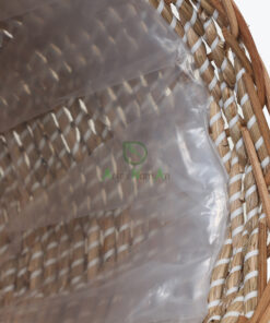 Natural Seagrass Pots Flower And White Flower Pot