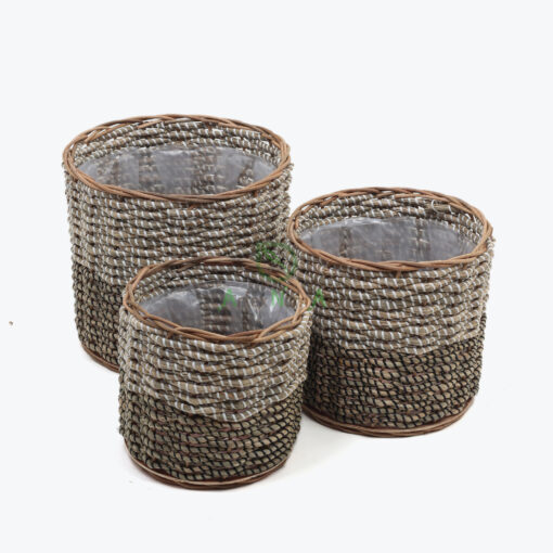 Newest Design Of Sea Grass Flower Pots Manufacturer Also Indoor Planter Flower Pots And Pots Wholesale