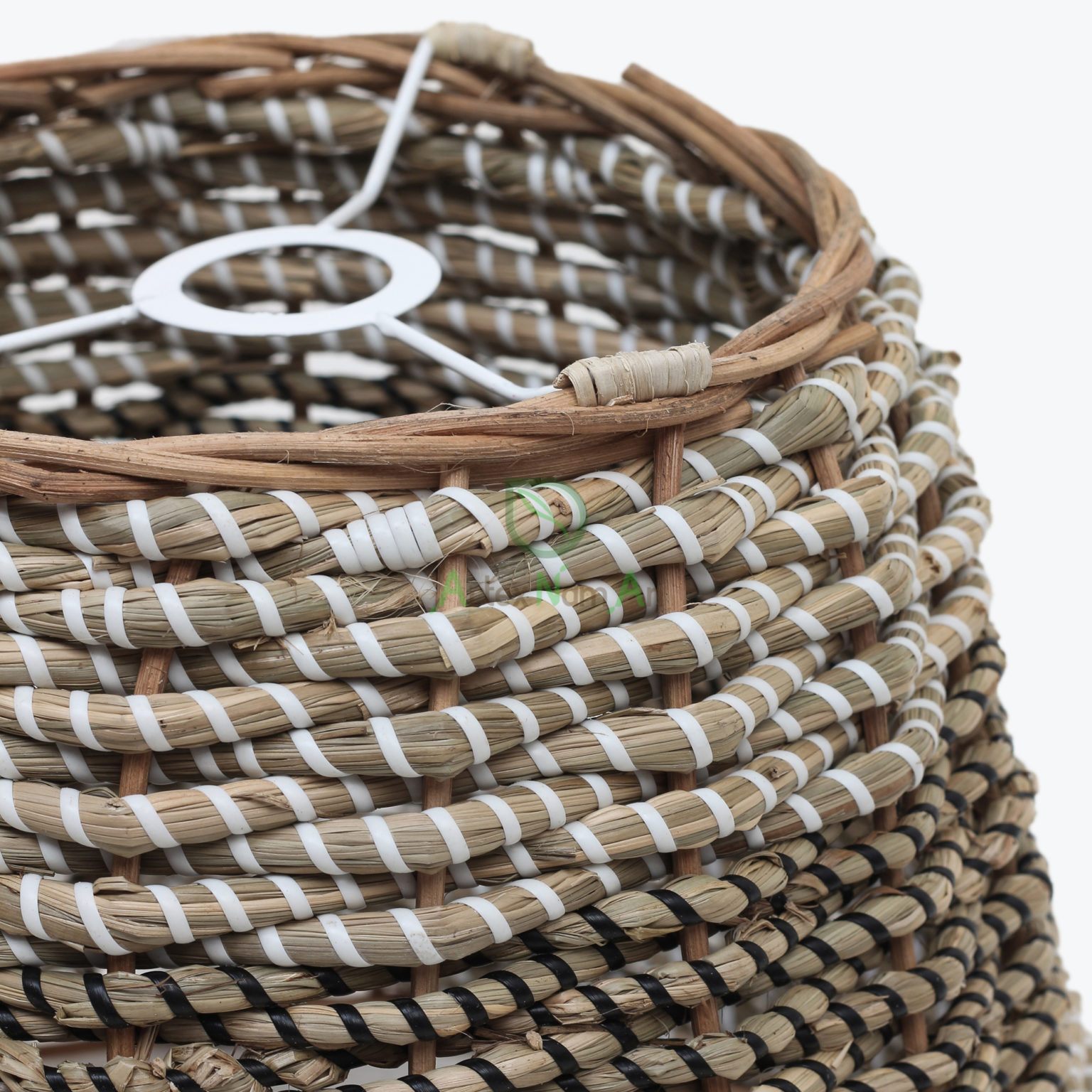 Beautiful Seagrass Hanging Lampshade