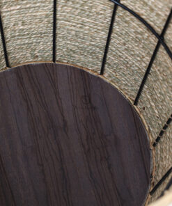Round Natural Seagrass Hamper