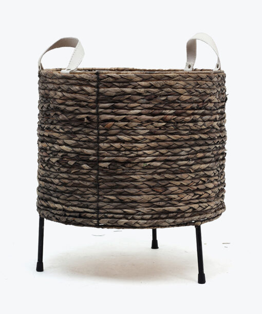 Eco-friendly round water hyacinth indoor pots