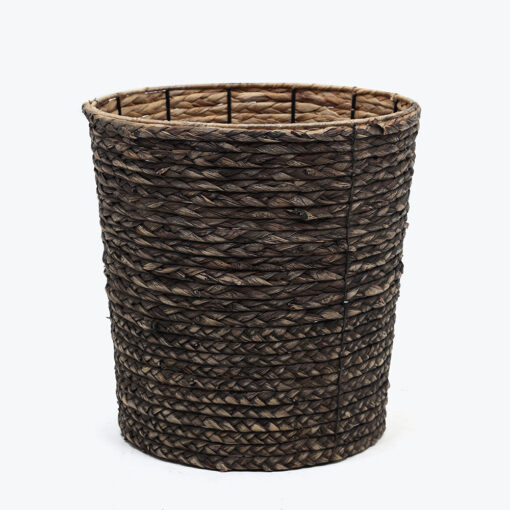 black water hyacinth hamper