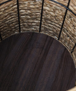Black Water Hyacinth Hamper