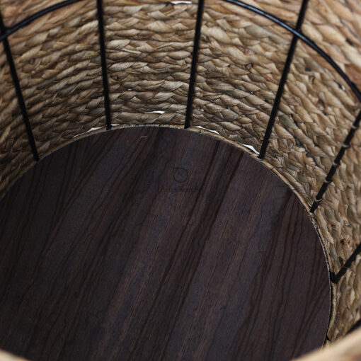 Black Water Hyacinth Hamper