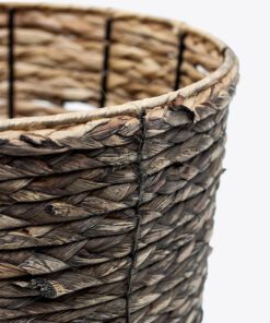 Black Water Hyacinth Hamper