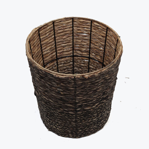 Black Water Hyacinth Hamper