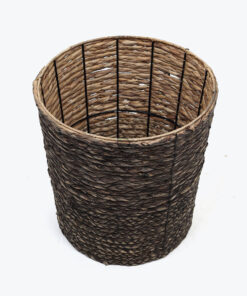 Black Water Hyacinth Hamper