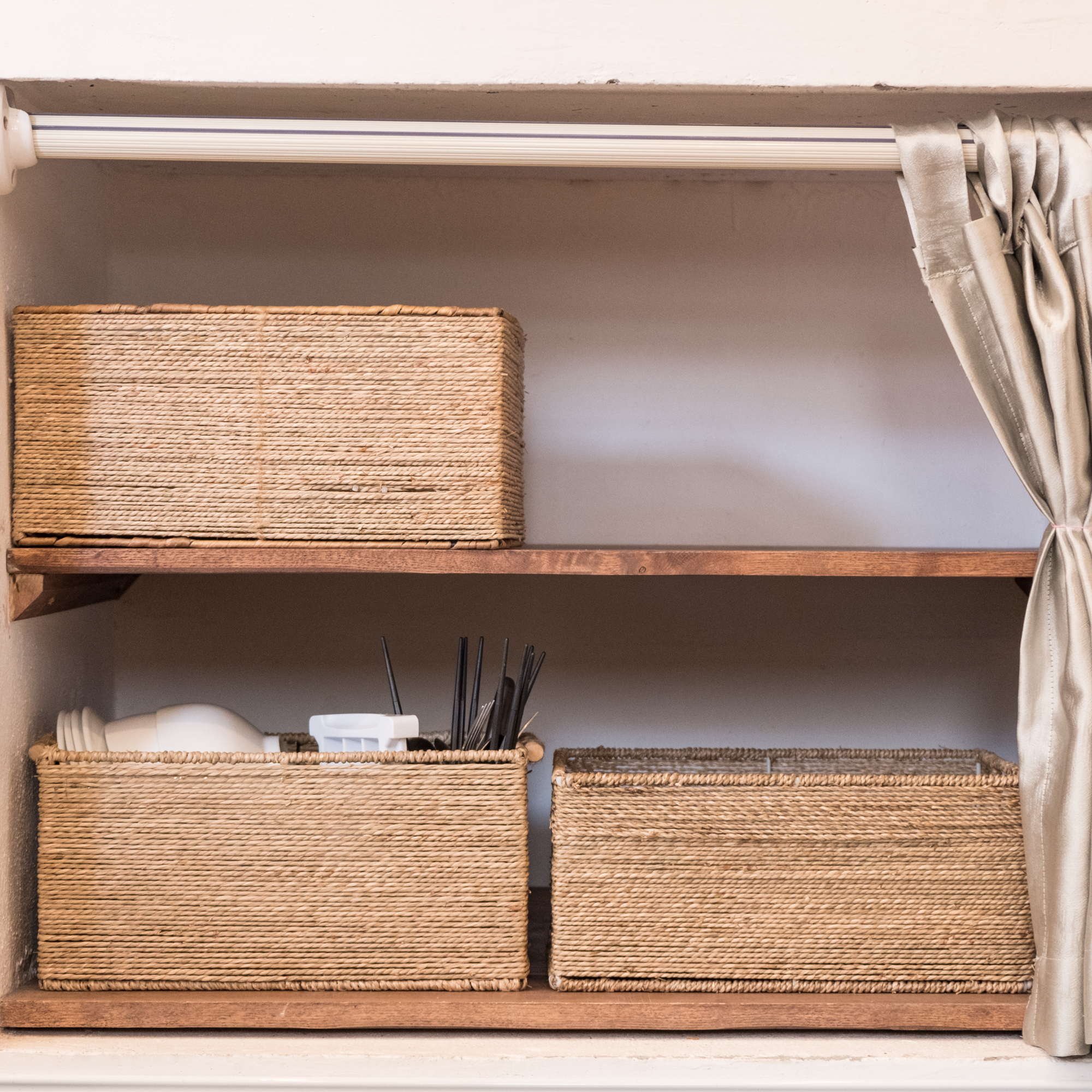 Back to basic - Storage baskets made of natural materials ensure no harm to the well-being.