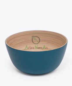 Bamboo Salad Fruit Serving Bowl In Red S 15 01 016 01