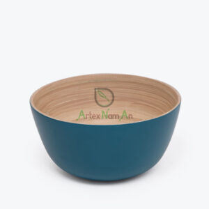 Bamboo Salad Fruit Serving Bowl In Red S 15 01 016 01