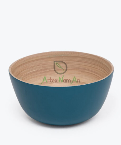 Bamboo Salad Fruit Serving Bowl In Red S 15 01 016 01