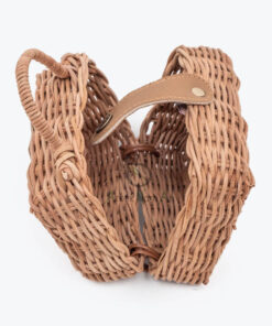 Handcrafted Rectangle Rattan Baby Dolls Toys Bags R 09 29 002 01