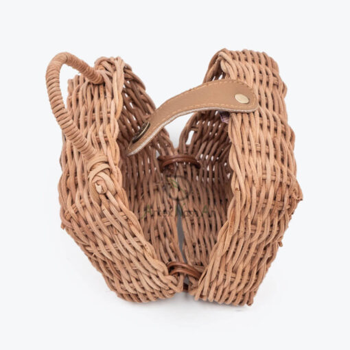 Handcrafted Rectangle Rattan Baby Dolls Toys Bags R 09 29 002 01