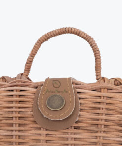 Handcrafted Rectangle Rattan Baby Dolls Toys Bags R 09 29 002 01
