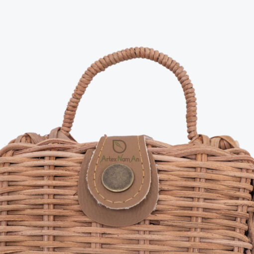 Handcrafted Rectangle Rattan Baby Dolls Toys Bags R 09 29 002 01