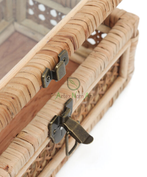 Natural Bamboo Serving Bowl for Fruits & Salads