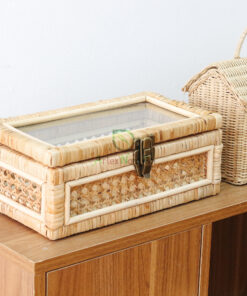 Natural Bamboo Serving Bowl for Fruits & Salads