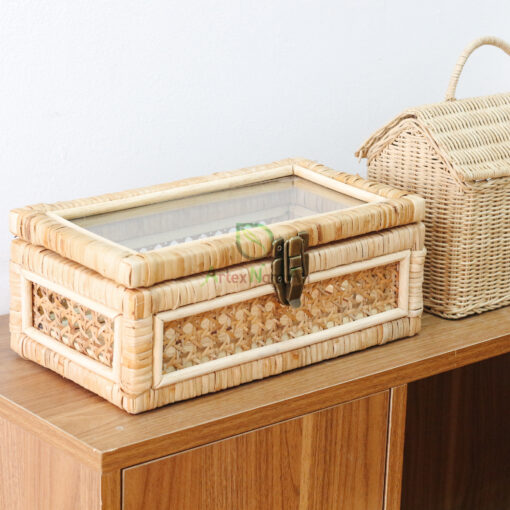 Natural Bamboo Serving Bowl for Fruits & Salads