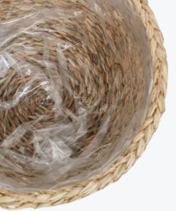 Natural woven seagrass indoor planter for home decor from Vietnam manufacturer and wholesaler