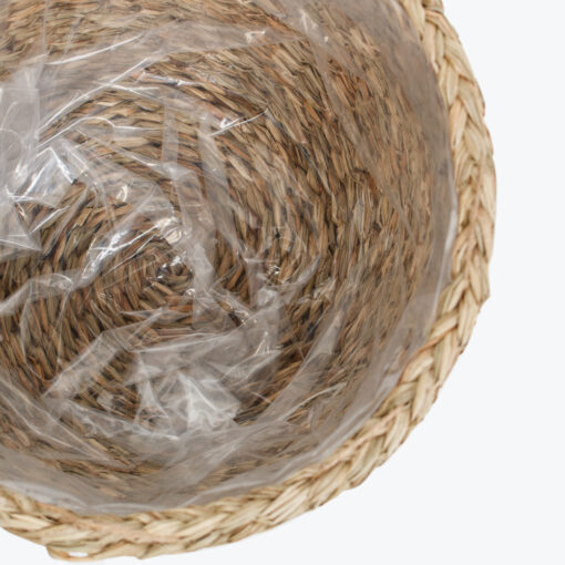 Natural woven seagrass indoor planter for home decor from Vietnam manufacturer and wholesaler