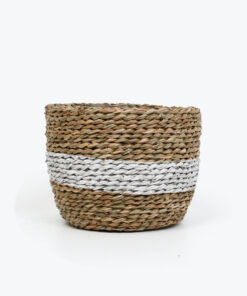 Natural woven seagrass indoor planter for home decor from Vietnam manufacturer and wholesaler