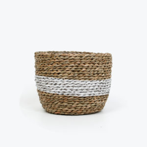 Natural woven seagrass indoor planter for home decor from Vietnam manufacturer and wholesaler