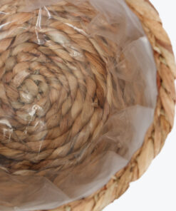 Natural woven water hyacinth twists indoor planters pots Vietnam manufacturer & wholesaler