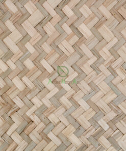 Natural rectangular woven seagrass table placemat for dining room & restaurant Japandi