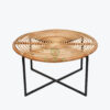Rattan coffee table Japandi modern livingroom Vietnam manufacturer & wholesale