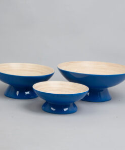 Eco-friendly Bamboo Serving Bowls for Fruits & Salads Wholesale S 18 01 011 01
