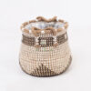 Mini Round Woven Seagrass Indoor Plant Pots SG 09 16 125 01 S1 2