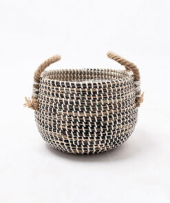 Mini Seagrass Plant Pots Indoor With Handles SG 09 16 124 01 S2