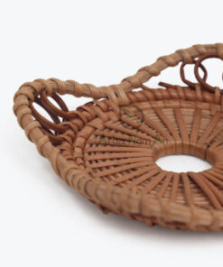 Natural Round Rattan Drink Coasters for Wholesale R 09 28 003 01