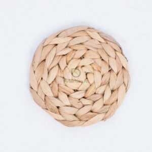 Natural Round Woven Water Hyacinth Drink Coaster Wholesale W 06 30 002 02