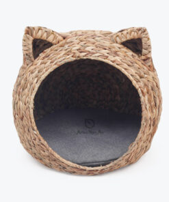 Natural Water Hyacinth Cat House Also Cat Cave Bed For Wholesale W 06 24 001 01