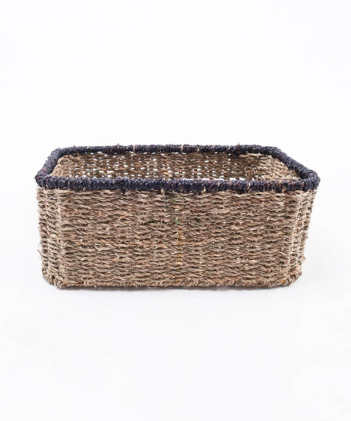 Open-front Rectangular Seagrass Storage Baskets Wholesale SG 06 03 006 01